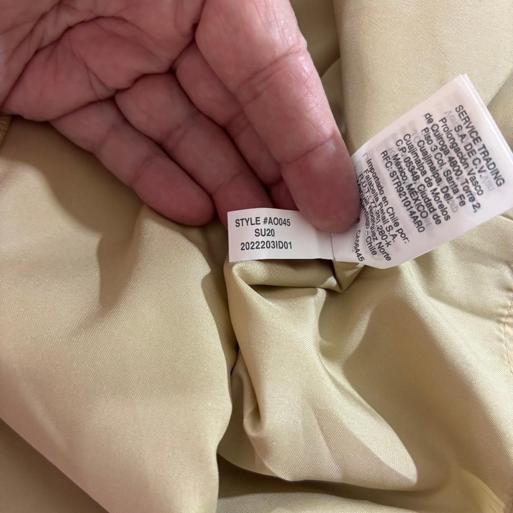 J Crew Dress Sleeveless Light Khaki Size 6 Sheath Knee Length NWT - Picture 6 of 9